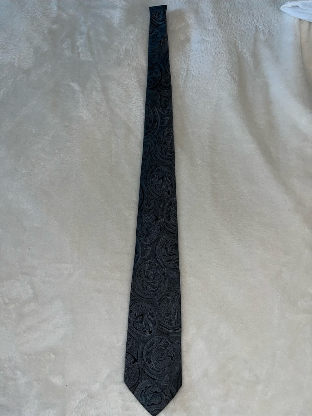 Classic Black/Gray Paisley Men's Tie - Envoy Limited Edition